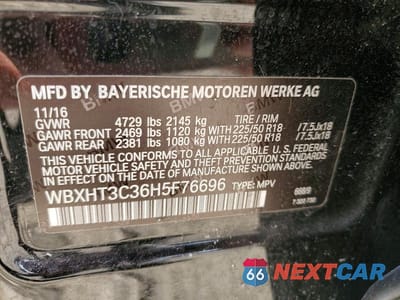 Zdjęcie 13 z 13 samochodu: 2017 BMW X1 XDRIVE28I VIN:WBXHT3C36H5F76696 - miniatura