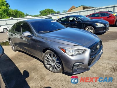 Czwarte zdjęcie samochodu z boku: 2018 INFINITI Q50 3.0T SPORT VIN:JN1EV7AR9JM432290 - miniatura