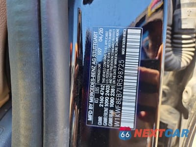 Zdjęcie 12 z 12 samochodu: 2020 MERCEDES-BENZ C 300 4MATIC VIN:W1KWF8EB7LR598725 - miniatura