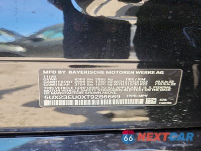 Zdjęcie 14 z 14 samochodu: 2026 BMW X5 XDRIVE40I VIN:5UX23EU0XT9286669 - miniatura