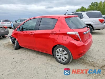 Drugie zdjęcie samochodu z przodu: 2012 TOYOTA YARIS 5-DOOR LE VIN:JTDKTUD33CD541956 - miniatura