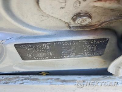 Zdjęcie 12 z 12 samochodu: 2003 HYUNDAI SONATA GL VIN:KMHWF25H53A829708 - miniatura