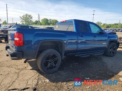 Trzecie zdjęcie samochodu z tyłu: 2016 GMC SIERRA K1500 VIN:1GTV2LEC4GZ348703 - miniatura