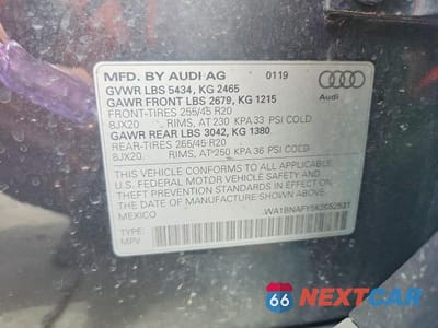 Zdjęcie 13 z 13 samochodu: 2019 AUDI Q5 PREMIUM PLUS VIN:WA1BNAFY5K2052531 - miniatura