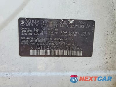 Zdjęcie 13 z 13 samochodu: 2010 BMW X5 XDRIVE30I VIN:5UXFE4C55AL384396 - miniatura