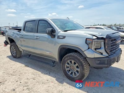 Czwarte zdjęcie samochodu z boku: 2026 GMC SIERRA K1500 AT4X VIN:3GTUUFE86TG165333 - miniatura