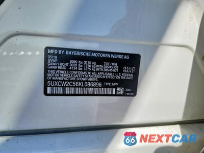 Zdjęcie 13 z 13 samochodu: 2019 BMW X7 XDRIVE40I VIN:5UXCW2C56KL086896 - miniatura
