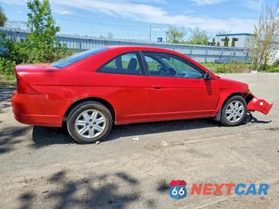 Trzecie zdjęcie samochodu z tyłu: 2003 HONDA CIVIC LX VIN:1HGEM22583L813587 - miniatura