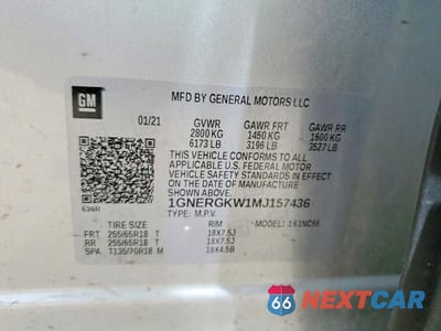 Zdjęcie 13 z 13 samochodu: 2021 CHEVROLET TRAVERSE LT VIN:1GNERGKW1MJ157436 - miniatura