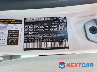 Zdjęcie 12 z 12 samochodu: 2022 MERCEDES-BENZ GLC 300 VIN:W1N0G8DB1NG084651 - miniatura