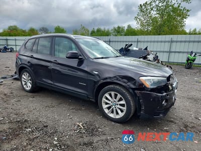 Czwarte zdjęcie samochodu z boku: 2015 BMW X3 XDRIVE28I VIN:5UXWX9C51F0D61202 - miniatura