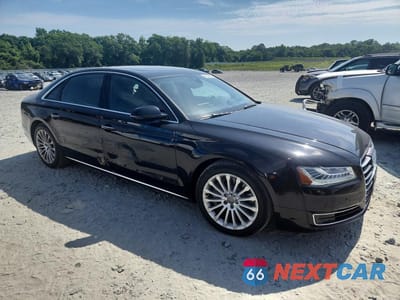 Czwarte zdjęcie samochodu z boku: 2015 AUDI A8 L QUATTRO VIN:WAU3GAFD6FN015829 - miniatura