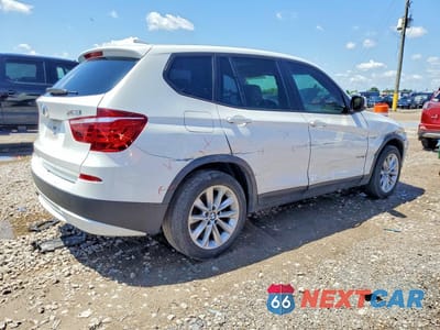Trzecie zdjęcie samochodu z tyłu: 2014 BMW X3 XDRIVE28I VIN:5UXWX9C56E0D21387 - miniatura