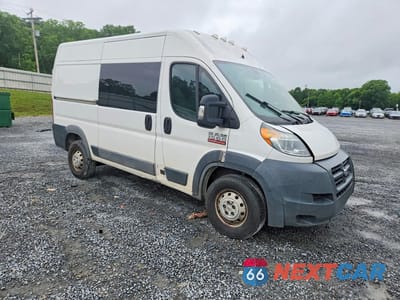 Czwarte zdjęcie samochodu z boku: 2018 RAM PROMASTER 1500 1500 HIGH VIN:3C6TRVBG9JE128490 - miniatura