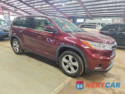 Czwarte zdjęcie samochodu z boku: 2014 TOYOTA HIGHLANDER LIMITED VIN:5TDDKRFH1ES008917 - miniatura
