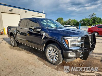 Czwarte zdjęcie samochodu z boku: 2024 FORD F150 KING RANCH VIN:1FTFW6L83RFA84242 - miniatura