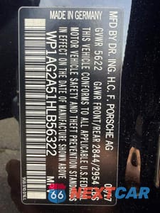 Zdjęcie 10 z 13 samochodu: 2017 PORSCHE MACAN GTS VIN:WP1AG2A51HLB56322 - miniatura