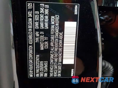 Zdjęcie 14 z 14 samochodu: 2026 VOLVO XC40 PLUS VIN:YV4L12UC0T2747114 - miniatura