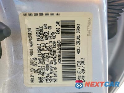 Zdjęcie 12 z 12 samochodu: 2010 TOYOTA COROLLA LE VIN:1NXBU4EE7AZ201683 - miniatura