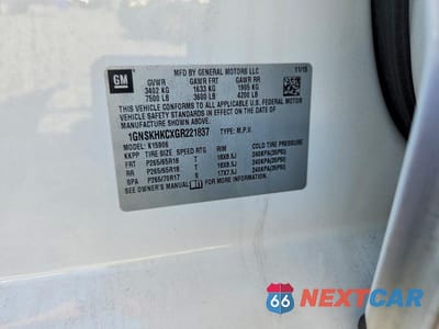 Zdjęcie 12 z 12 samochodu: 2016 CHEVROLET SUBURBAN K1500 LT VIN:1GNSKHKCXGR221837 - miniatura