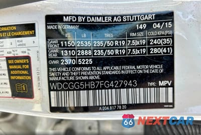 Zdjęcie 10 z 13 samochodu: 2015 MERCEDES-BENZ GLK 350 VIN:WDCGG5HB7FG427943 - miniatura