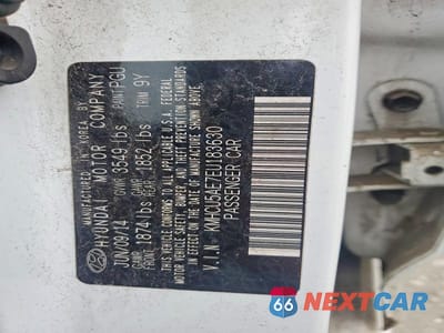 Zdjęcie 12 z 12 samochodu: 2014 HYUNDAI ACCENT SE VIN:KMHCU5AE7EU183630 - miniatura