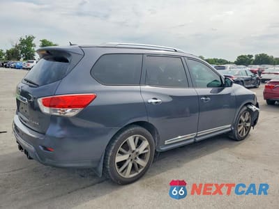 Trzecie zdjęcie samochodu z tyłu: 2014 NISSAN PATHFINDER PLATINUM VIN:5N1AR2MN6EC710503 - miniatura
