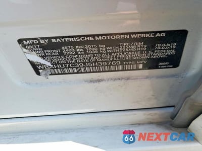 Zdjęcie 13 z 13 samochodu: 2018 BMW X1 SDRIVE28I VIN:WBXHU7C39J5H39769 - miniatura