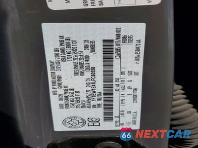 Zdjęcie 12 z 12 samochodu: 2020 FORD F150 SUPERCREW VIN:1FTEW1E41LFC60558 - miniatura