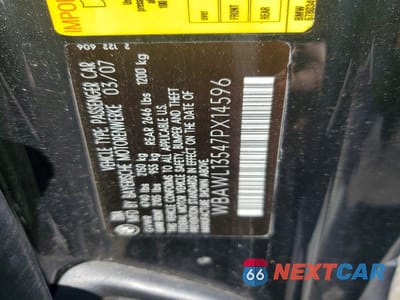 Zdjęcie 12 z 12 samochodu: 2007 BMW 328 I VIN:WBAWL13547PX14596 - miniatura