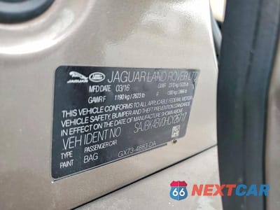 Zdjęcie 12 z 12 samochodu: 2017 JAGUAR XF PRESTIGE VIN:SAJBK4BV0HCY26717 - miniatura