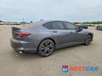Trzecie zdjęcie samochodu z tyłu: 2021 ACURA TLX TECH A VIN:19UUB5F51MA007083 - miniatura