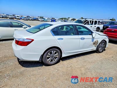 Trzecie zdjęcie samochodu z tyłu: 2014 HONDA ACCORD LX VIN:1HGCR2F32EA196574 - miniatura