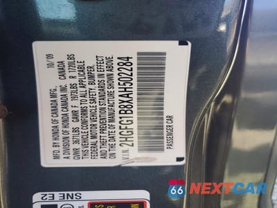Zdjęcie 12 z 12 samochodu: 2010 HONDA CIVIC EX VIN:2HGFG1B8XAH502284 - miniatura
