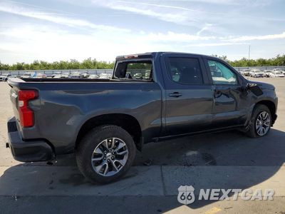 Trzecie zdjęcie samochodu z tyłu: 2022 CHEVROLET SILVERADO LTD C1500 RST VIN:1GCPWDED7NZ104066 - miniatura