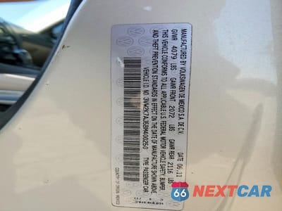 Zdjęcie 12 z 12 samochodu: 2011 VOLKSWAGEN JETTA VIN:3VW2K7AJ5BM400250 - miniatura