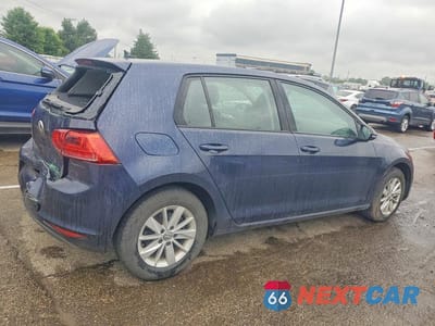 Trzecie zdjęcie samochodu z tyłu: 2016 VOLKSWAGEN GOLF S VIN:3VW217AU0GM042818 - miniatura