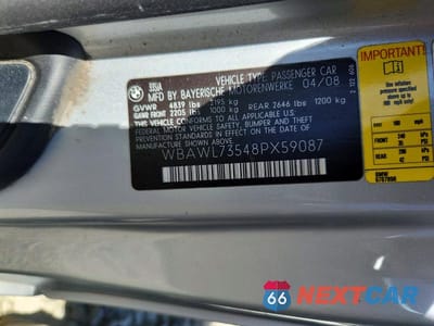 Zdjęcie 12 z 12 samochodu: 2008 BMW 335 I VIN:WBAWL73548PX59087 - miniatura