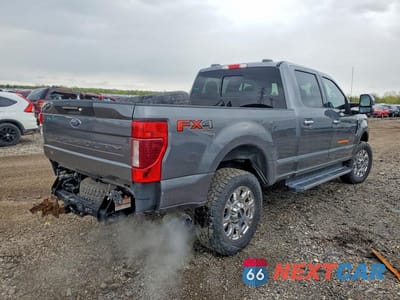 Trzecie zdjęcie samochodu z tyłu: 2021 FORD F250 SUPER DUTY VIN:1FT7W2BT4MED87452 - miniatura
