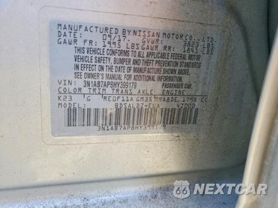 Zdjęcie 13 z 13 samochodu: 2017 NISSAN SENTRA SV VIN:3N1AB7AP8HY399179 - miniatura