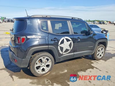 Trzecie zdjęcie samochodu z tyłu: 2023 JEEP RENEGADE LIMITED VIN:ZACNJDD17PPP57363 - miniatura