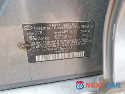 Zdjęcie 12 z 12 samochodu: 2018 HYUNDAI SONATA SPORT VIN:5NPE34AF9JH690178 - miniatura