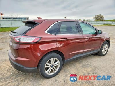 Trzecie zdjęcie samochodu z tyłu: 2015 FORD EDGE SEL VIN:2FMTK4J98FBB96669 - miniatura