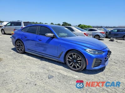 Czwarte zdjęcie samochodu z boku: 2023 BMW I4 M50 VIN:WBY33AW02PFP23937 - miniatura