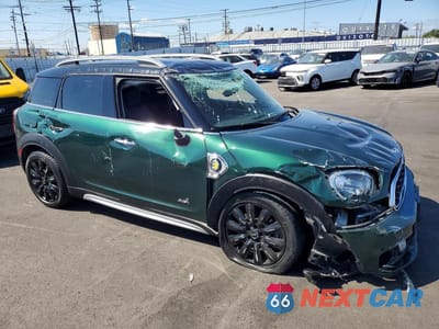 Czwarte zdjęcie samochodu z boku: 2018 MINI COOPER S E COUNTRYMAN ALL4 VIN:WMZYU7C4XJ3E56363 - miniatura