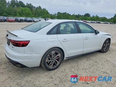 Trzecie zdjęcie samochodu z tyłu: 2024 AUDI A4 PREMIUM PLUS 45 VIN:WAUEAAF43RN007363 - miniatura