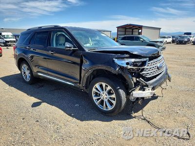 Czwarte zdjęcie samochodu z boku: 2021 FORD EXPLORER LIMITED VIN:1FMSK8FH2MGB07848 - miniatura