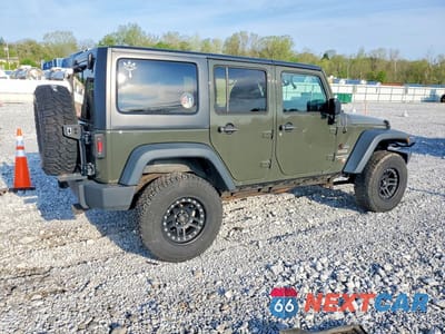Trzecie zdjęcie samochodu z tyłu: 2016 JEEP WRANGLER UNLIMITED SPORT VIN:1C4BJWDG1GL148196 - miniatura
