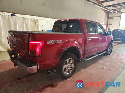 Trzecie zdjęcie samochodu z tyłu: 2016 FORD F150 SUPERCREW VIN:1FTEW1EF3GFA84183 - miniatura