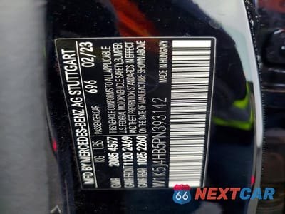 Zdjęcie 12 z 12 samochodu: 2023 MERCEDES-BENZ CLA 250 4MATIC VIN:W1K5J4HB5PN393142 - miniatura